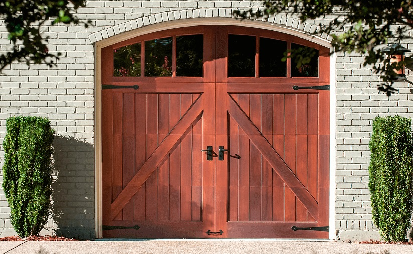 Mediterranean and Spanish Revival Garage Doors with Windows